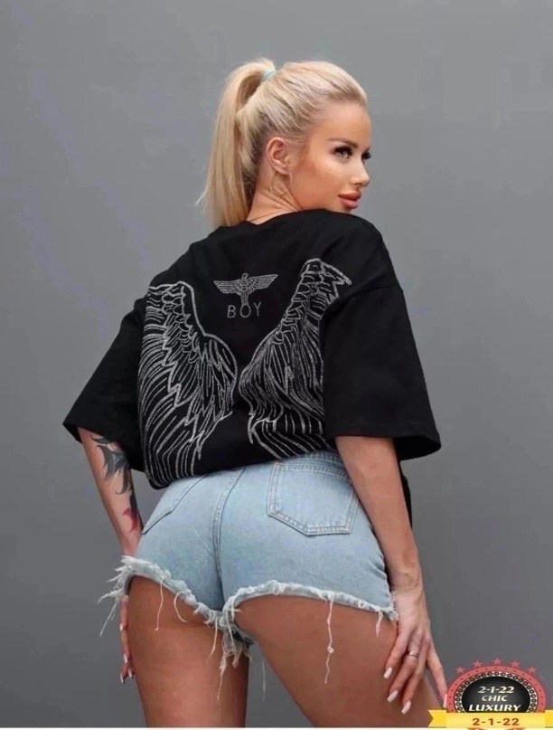 футболка крылья,футболки женские,футболка свободного кроя,футболка с крыльями на спине