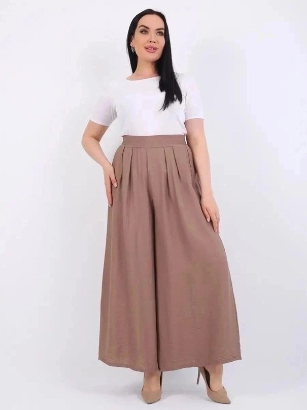 кюлоты палаццо,юбка брюки,женские брюки палаццо,брюки палаццо шифон,брюки кюлоты sela лен женские