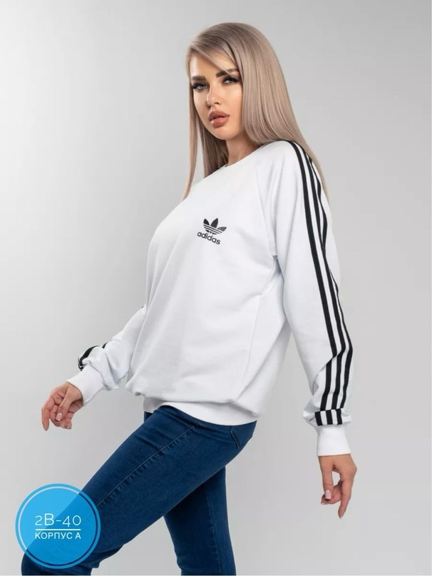 свитшот адидас белый,свитшот адидас ориджинал,кофта адидас белая,свитшот адидас женский,адидас свитшот