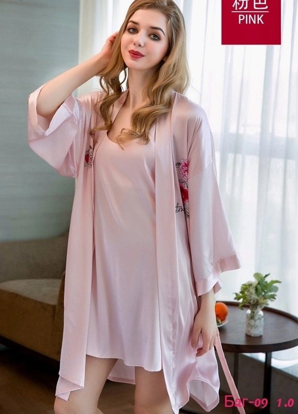 женский шелковый халат,кимоно халат,халат кимоно атласный длинный 56,атласный халат,халат