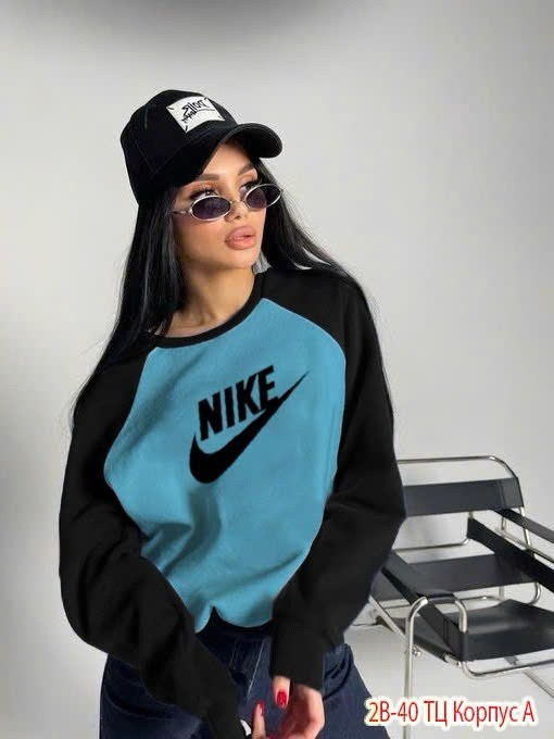 свитшот женский nike,свитшот в стиле колор блок nike,свитшот nike,женские толстовки nike,nike sweatshirt