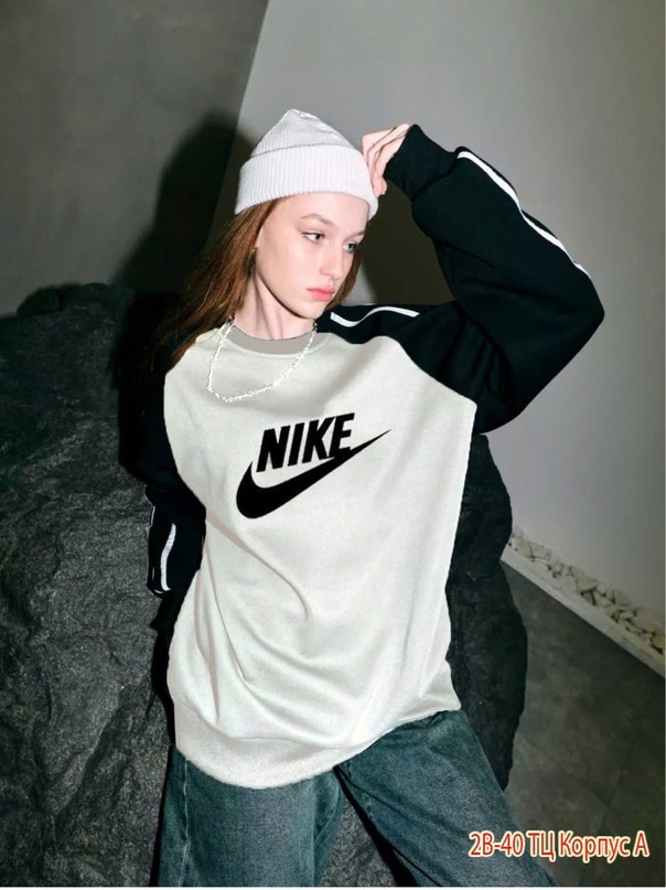 свитшот женский nike,свитшот в стиле колор блок nike,свитшот nike,женские толстовки nike,nike sweatshirt