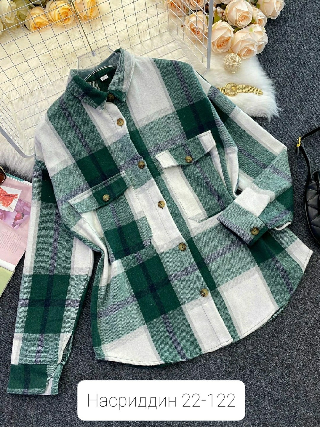 рубашка женская,рубашка,теплая рубашка,рубашка в клетку,рубашка женская оверсайз в клетку
