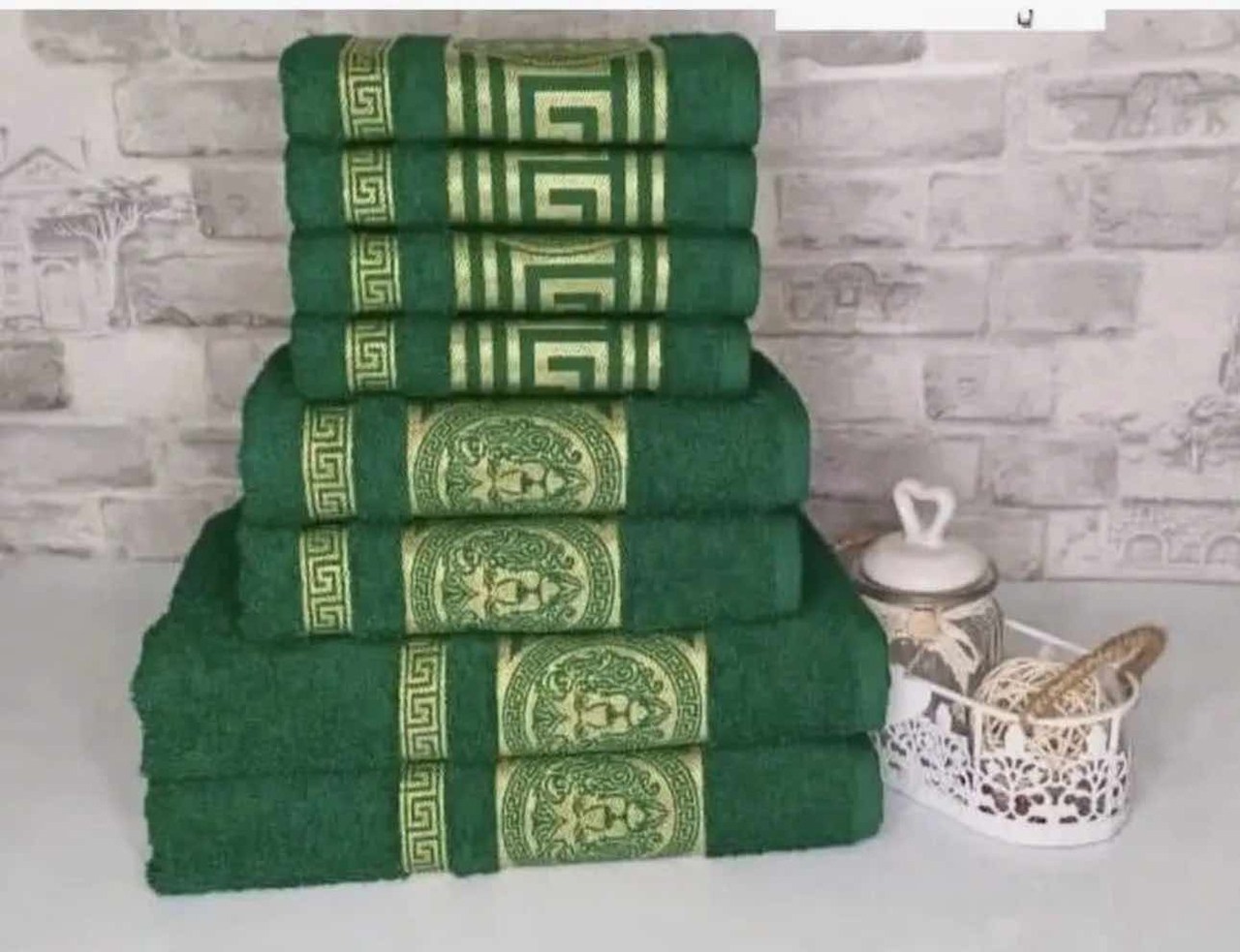 комплект махровых полотенец,комплект из 6 полотенец,набор банных полотенец,наборы полотенец,наьор полотенец версачи 8