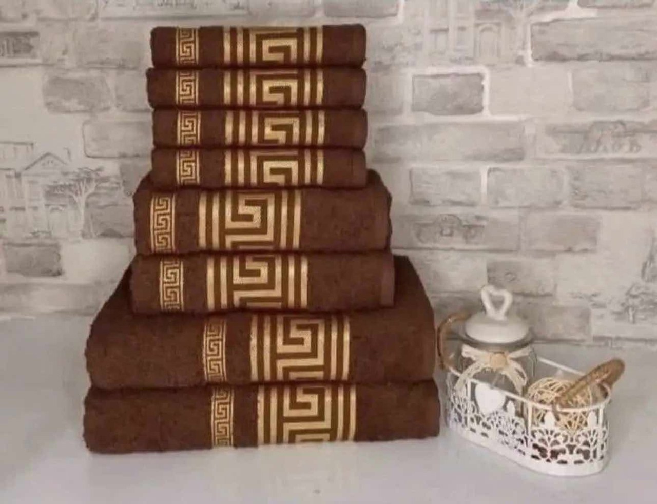 комплект махровых полотенец,комплект из 6 полотенец,набор банных полотенец,наборы полотенец,наьор полотенец версачи 8