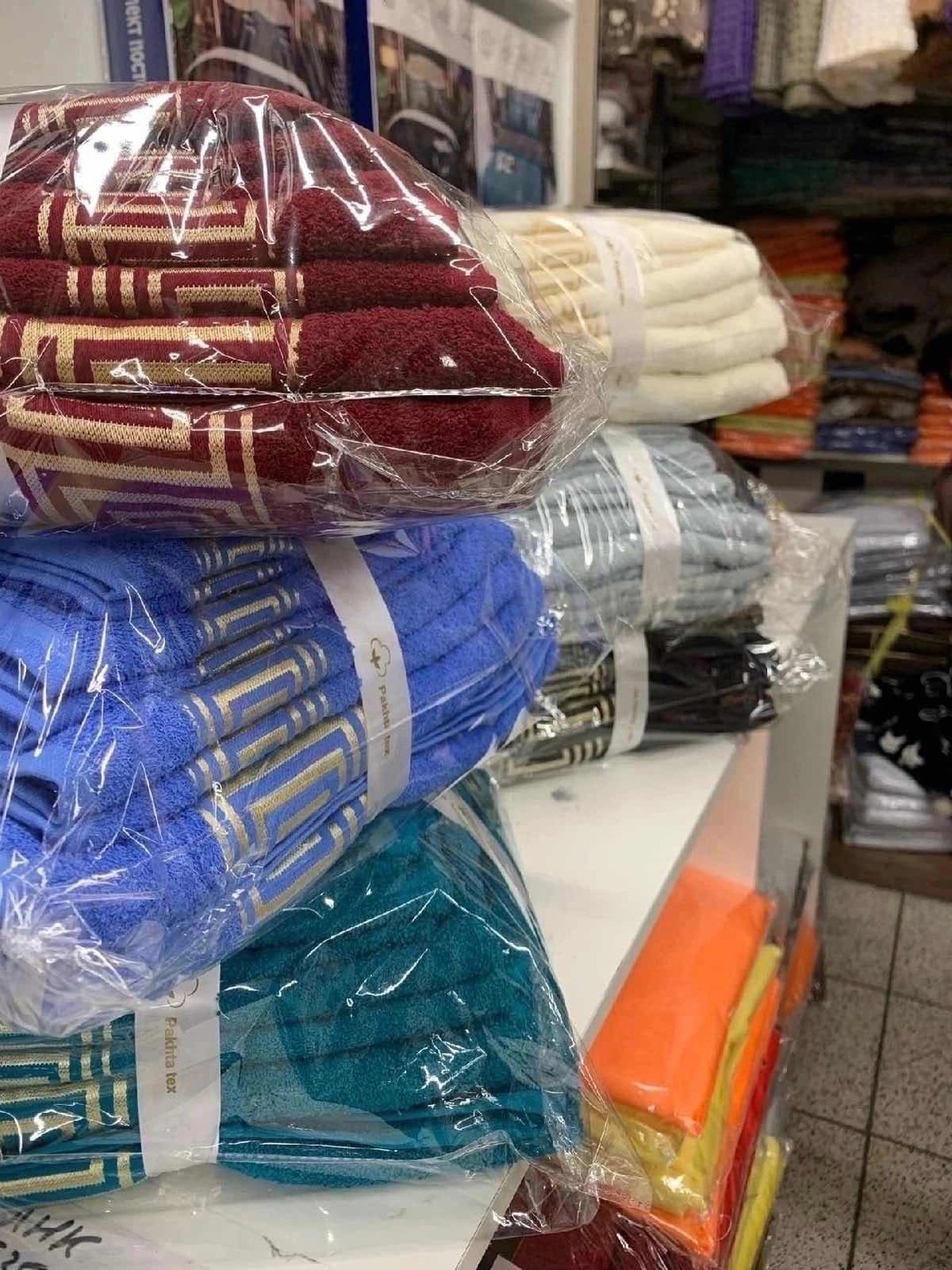 комплект махровых полотенец,комплект из 6 полотенец,набор банных полотенец,наборы полотенец,наьор полотенец версачи 8