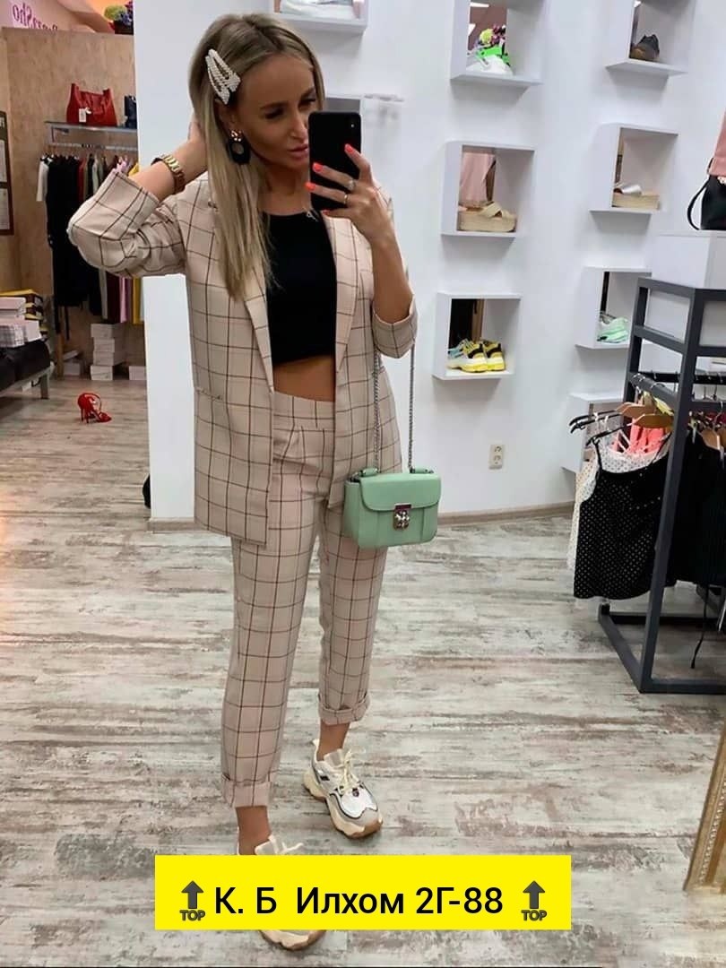 костюм жакет,костюм в клетку женский,женский костюм с брюками,клетчатый костюм женский брючный,костюм женский