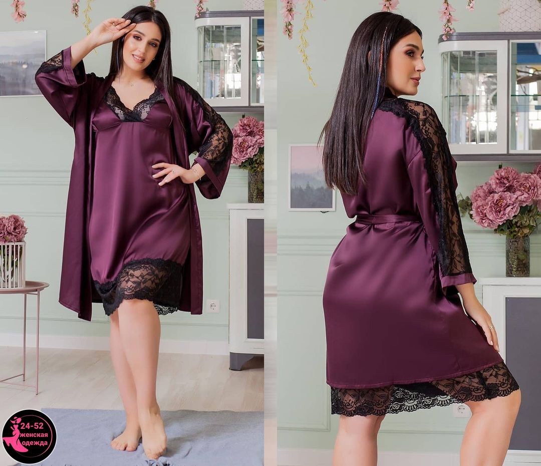 зеленый халат,сорочка и халат женские,халат женский,пеньюар,халат шелковый