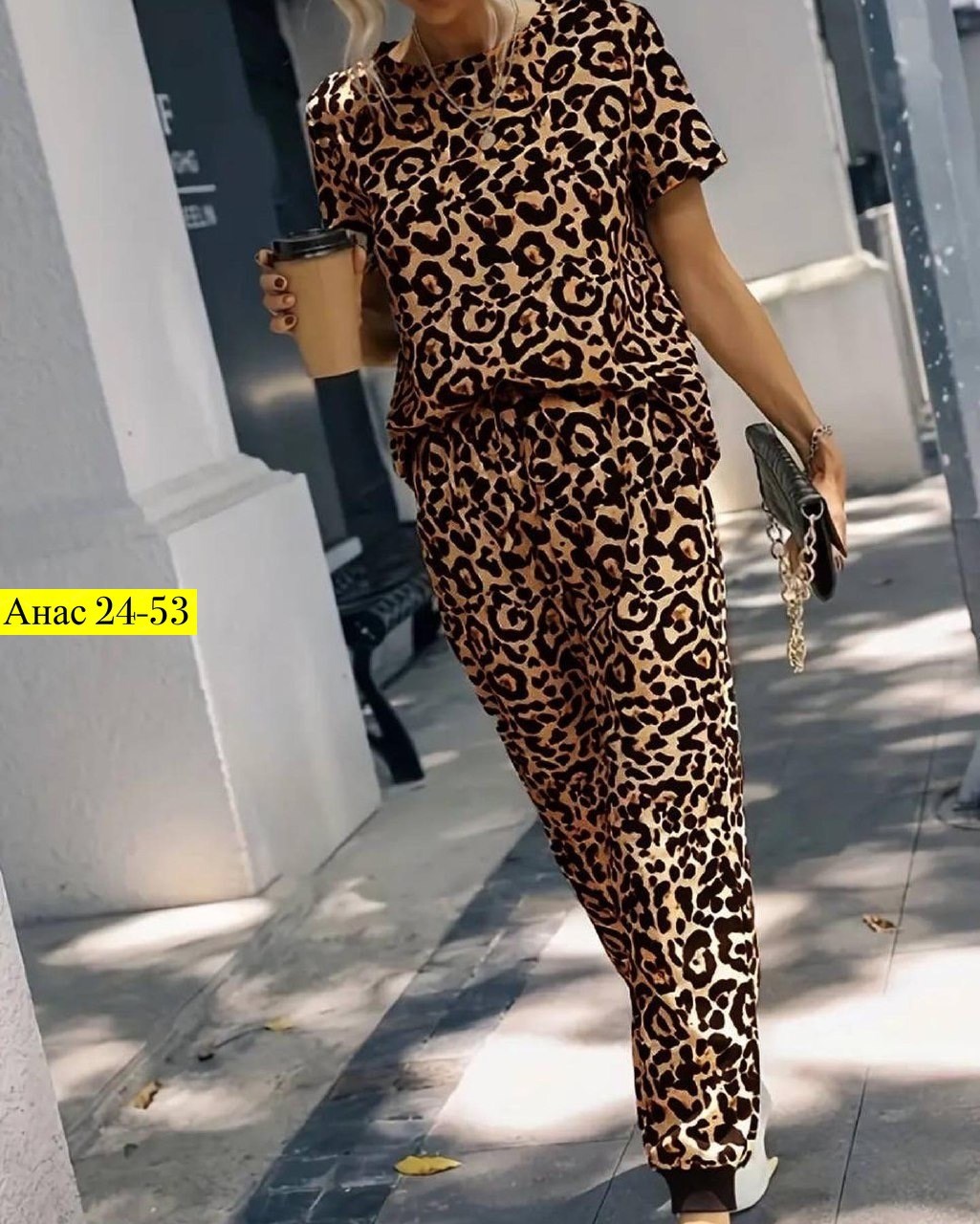 леопардовый костюм,леопардовый костюм женский,комбинезон с леопардовым принтом,костюм с брюками,леопардовый комбинезон женский