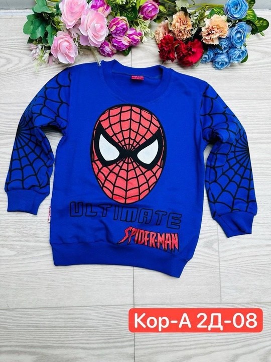кофта для мальчика,cвитшот для мальчика,детский свитшот,кофта человек паук,свитшот кофта толстовка для мальчика