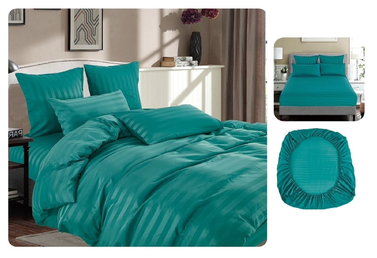 страйп сатин шампань,страйп сатин постельное белье,комплект постельного белья страйп сатин,кпб страйп сатин шампань,простыня на резинке страйп сатин