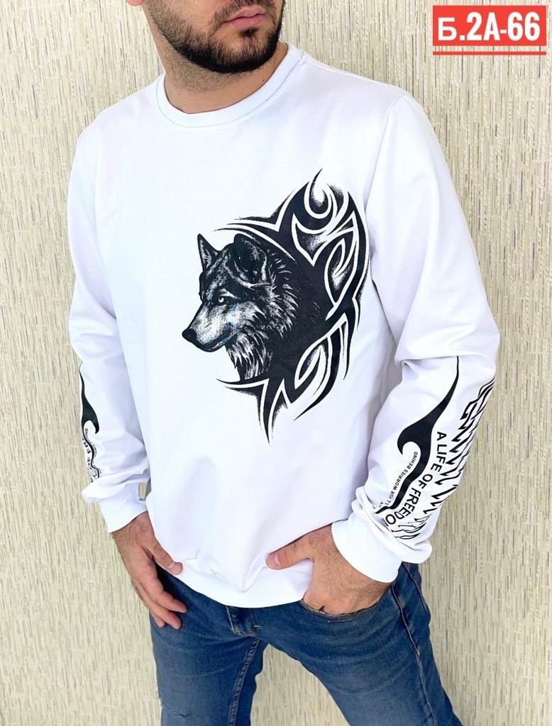 свитшот мужской белый,свитшот мужская,белая кофта мужская,кофта для мужчин,толстовки свитшот