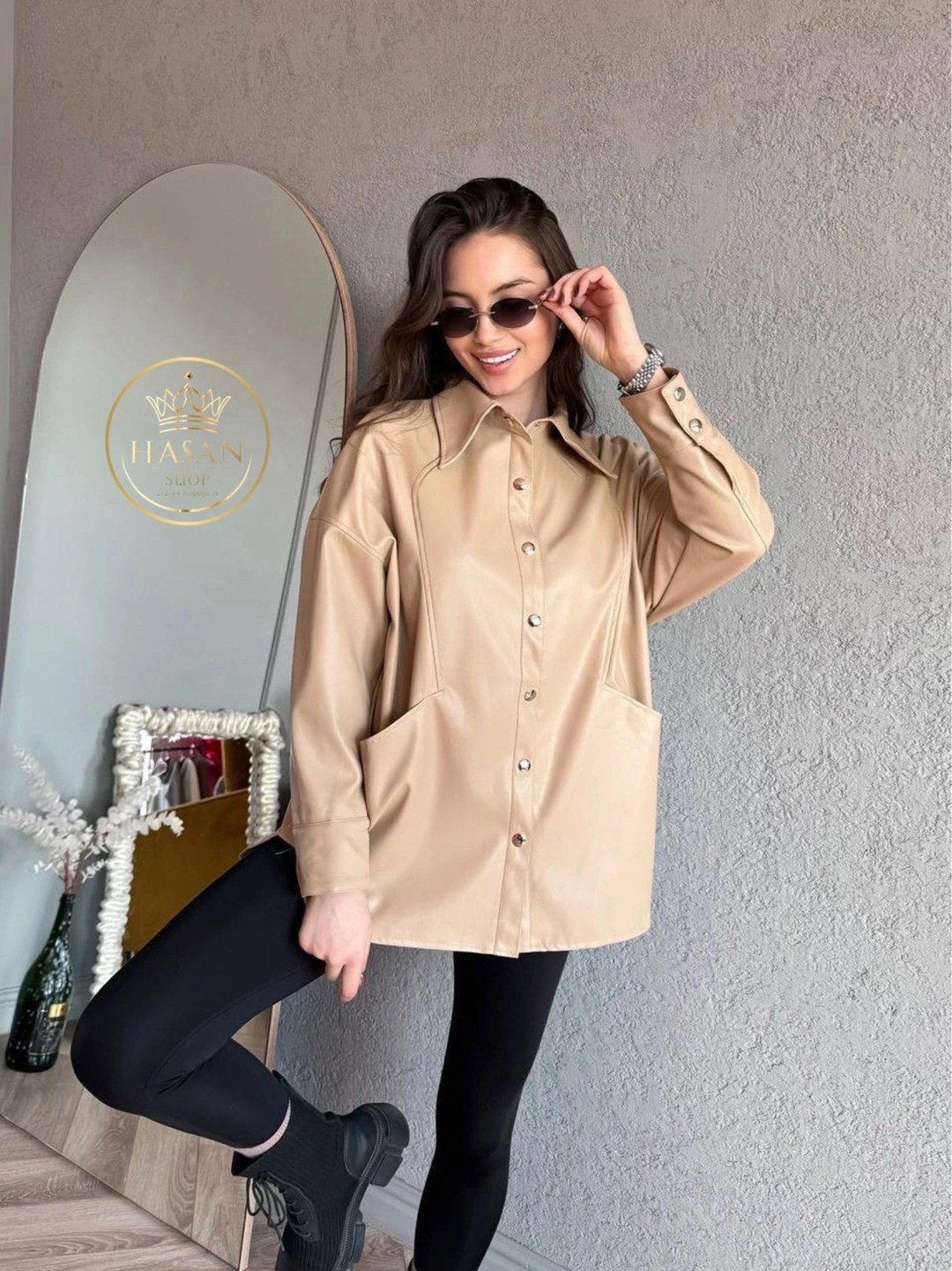 рубашка из экокожи,рубашка женская из экокожи,кожаная рубашка женская,рубашка из кожзама,кожаная рубашка