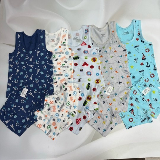 майка для мальчика baykar,комплект маек,майка для малыша,детское белье,майка детская