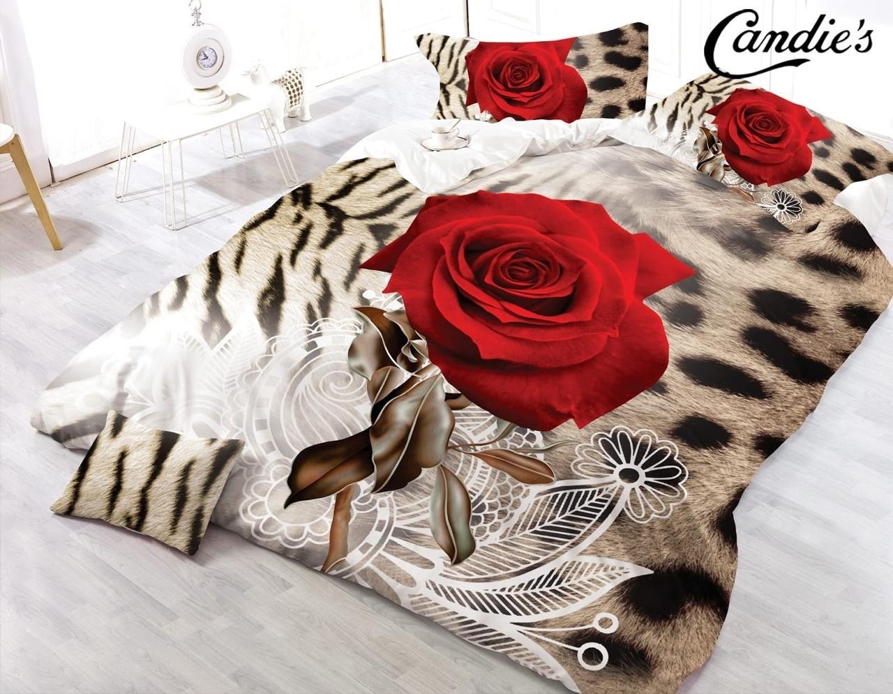 постельное белье 3 д,постельное белье 3 d,комплект постельного белья,постельное белье с розами,постельного белья