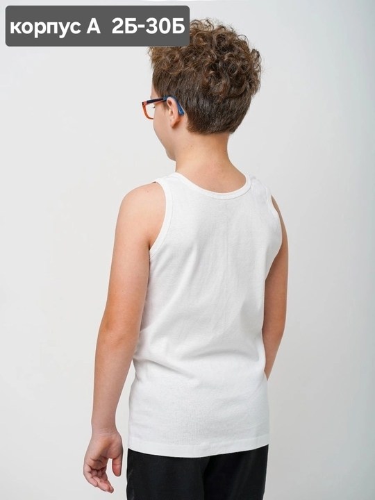 майка для мальчика белая,майка для мальчика baykar,майка для мальчик,майки для подростков,baykar для мальчика