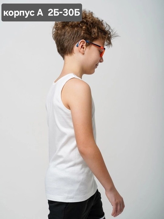 майка для мальчика белая,майка для мальчика baykar,майка для мальчик,майки для подростков,baykar для мальчика