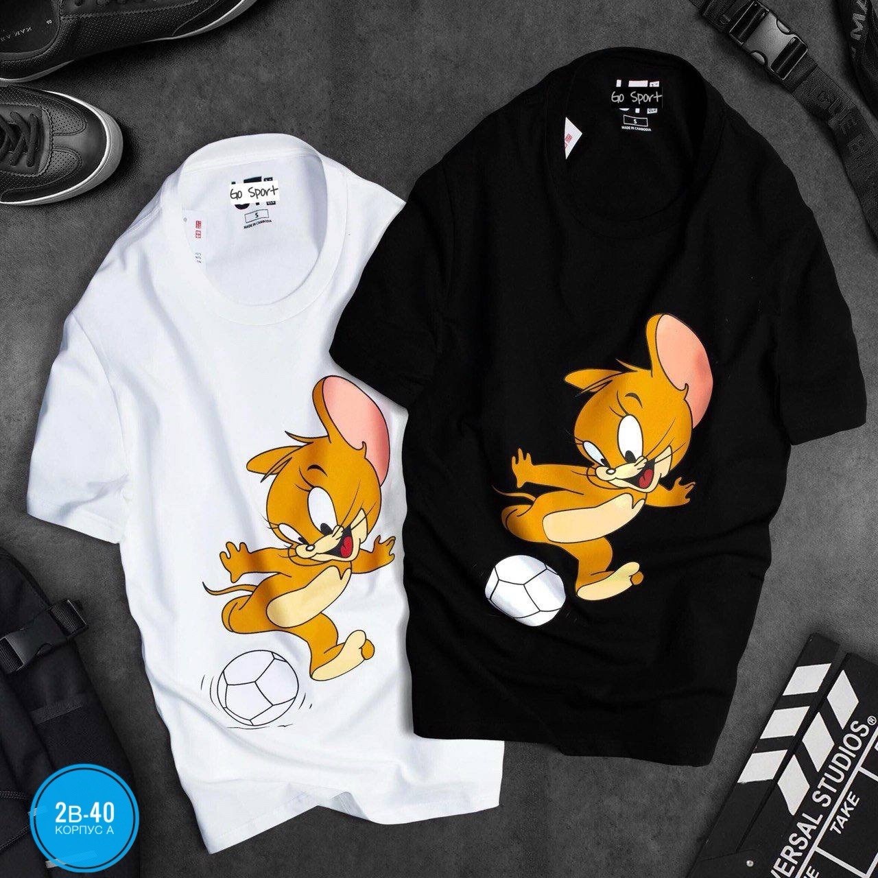 футболка том и джерри,футболка с джерри,футболка с принтом том и джерри,футболка оверсайз том и джерри,футболки с принтом
