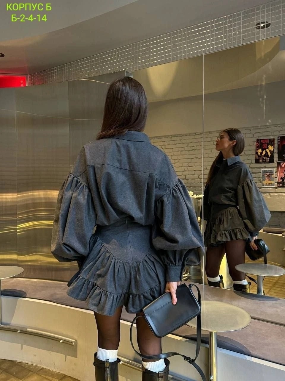 стильные платья в клетку,платье с оборками,модные наряды,юбка с оборками