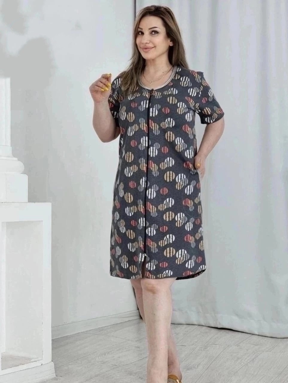 халат женский,халат женский домашний,халат трикотажный,халат для дома,халат мира