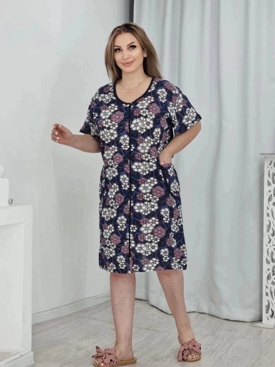 халат женский,халат женский домашний,халат трикотажный,халат для дома,халат мира