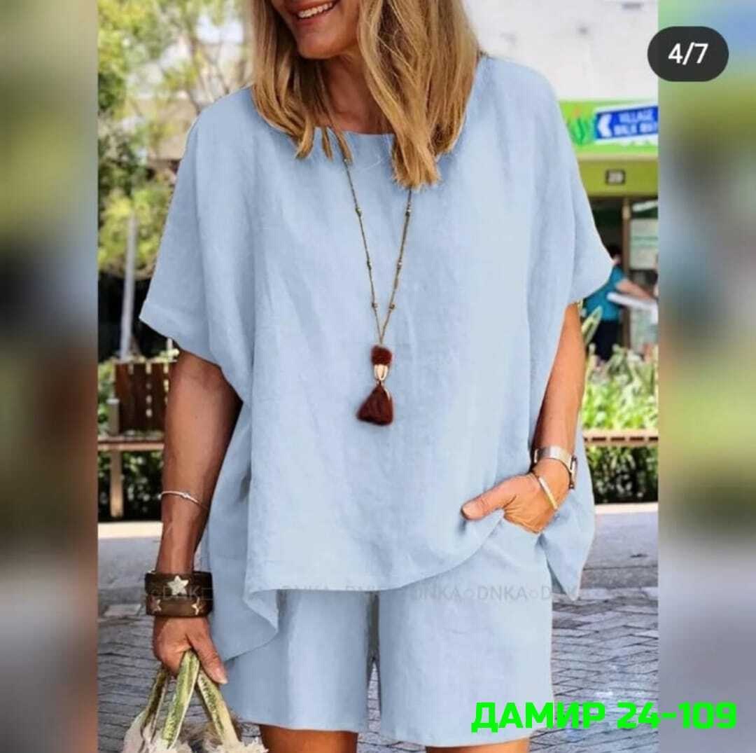 женские летние костюмы,костюм с шортами льняной,летний костюм из льна,повседневный женский костюм,повседневный костюм
