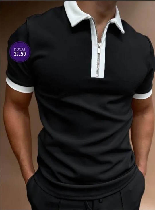 мужская рубашка поло с короткими рукавами,мужская рубашка поло,повседневная рубашка,рубашка поло на молнии,рубашка поло