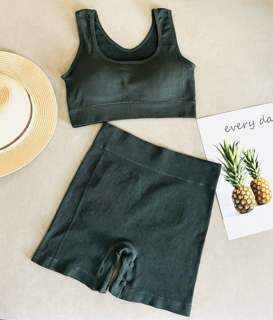 комплект нижнего белья женский бесшовное,нижнее белье комплект бесшовное,нижнее белье женский комплект,костюм топ и велосипедки,женский спортивный комплект