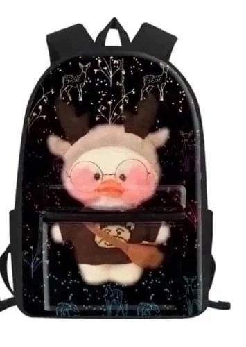 рюкзак школьный уточка лалафанфан,рюкзаки детские,рюгзаки уточки лала фанфан,рюкзаки школьные,рюкзак с принтом