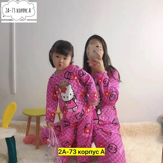 хелло китти пижама со штанами,пижама женская,костюм пижама женский,детские пижамы,пижама для девочек