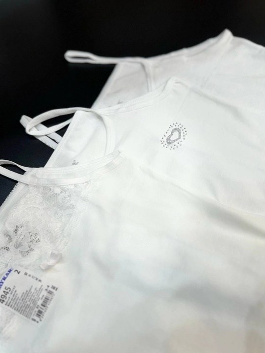 майка для девочки baykar,белая майка для девочки,майка для девочки,майка на бретелях для девочки baykar,майка на бретельках для девочки