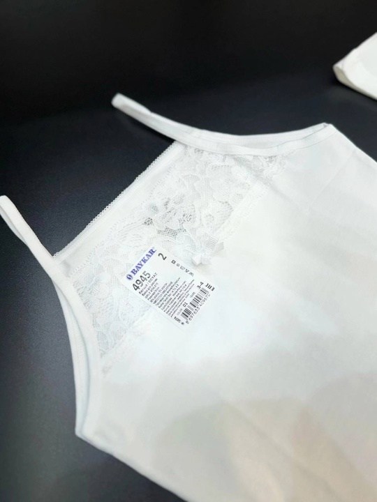 майка для девочки baykar,белая майка для девочки,майка для девочки,майка на бретелях для девочки baykar,майка на бретельках для девочки