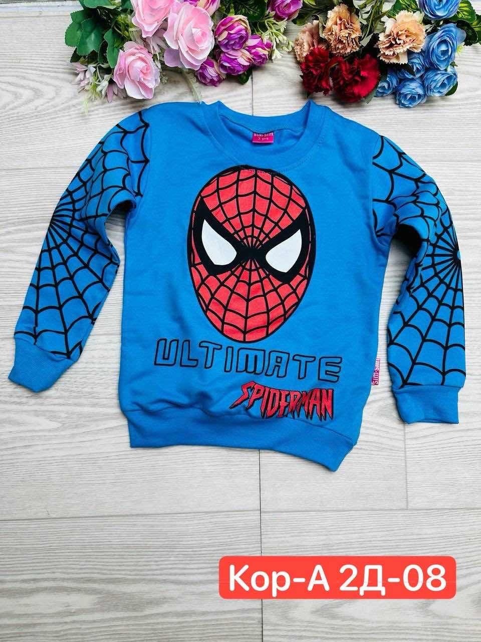 кофта для мальчика,cвитшот для мальчика,детский свитшот,кофта человек паук,свитшот кофта толстовка для мальчика