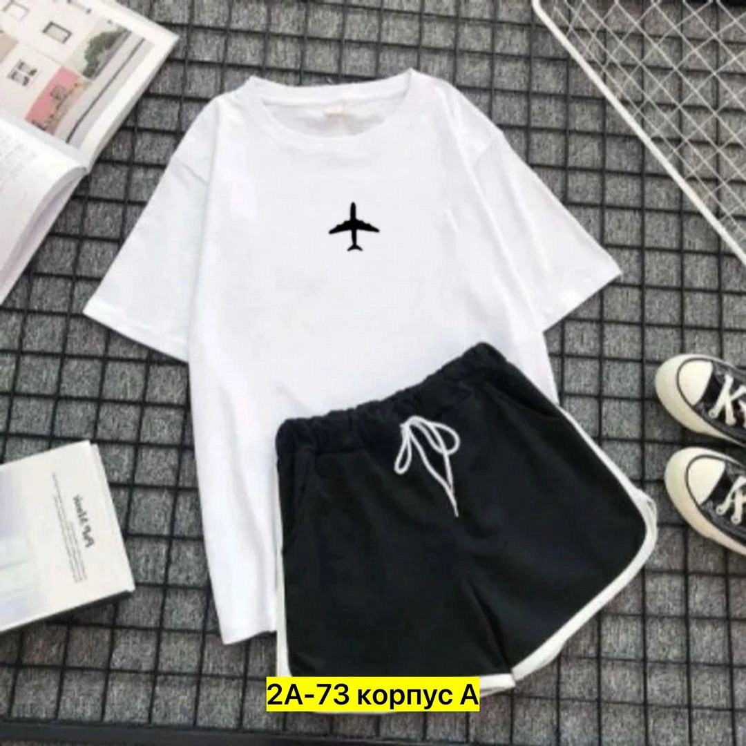 женский костюм с шортами,костюм с шортам,костюм женский ,летние костюмы,женский костюм шорты футболка