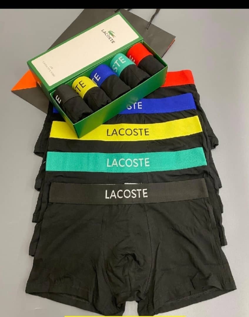 набор боксеров лакост,мужской набор трусов,трусы мужские боксеры набор 5 шт lacoste,набор трусов,трусы лакосте набор 5 шт