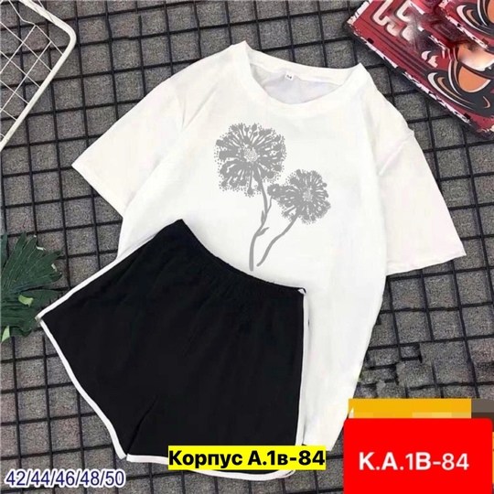 костюм шорты и футболка,женский костюм с шортами,костюм двойка с шортами,костюм шорты и футболка ,трикотажный костюм с шортами