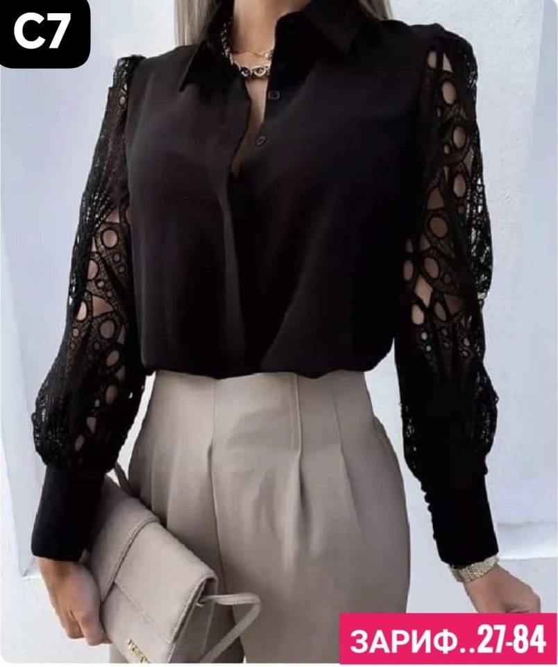 элегантная блузка,женская блузка,кружевная рубашка,кружевная блузка,ажурная блузка