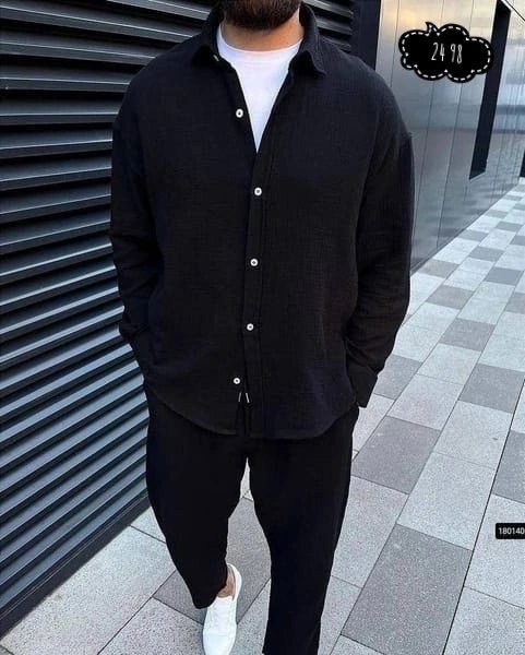 двойка костюм мужской,костюм мужской кэжуал,мужской повседневный костюм,мужской летний костюм,костюм рубашка и брюки