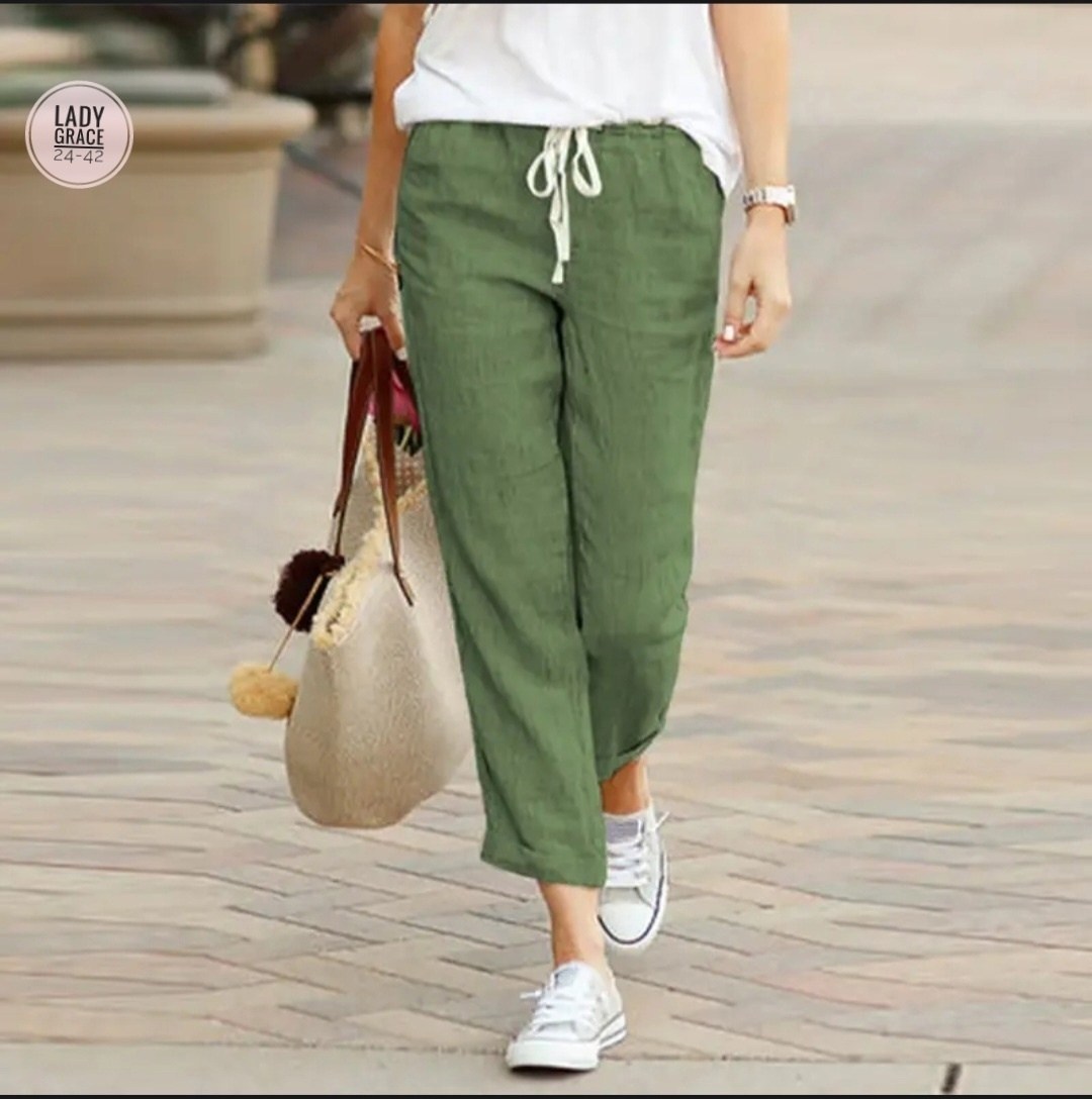 свободные летние брюки женские,брюки женские летние,штаны летние женские,льняные брюки женские,женские повседневные брюки