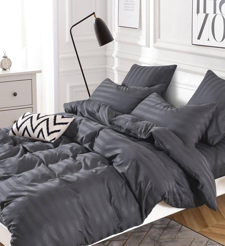 мако-сатин постельное белье однотонное,комплект постельного белья mency,комплект постельного белья,постельное белье страйп сатин,страйп сатин шоколад