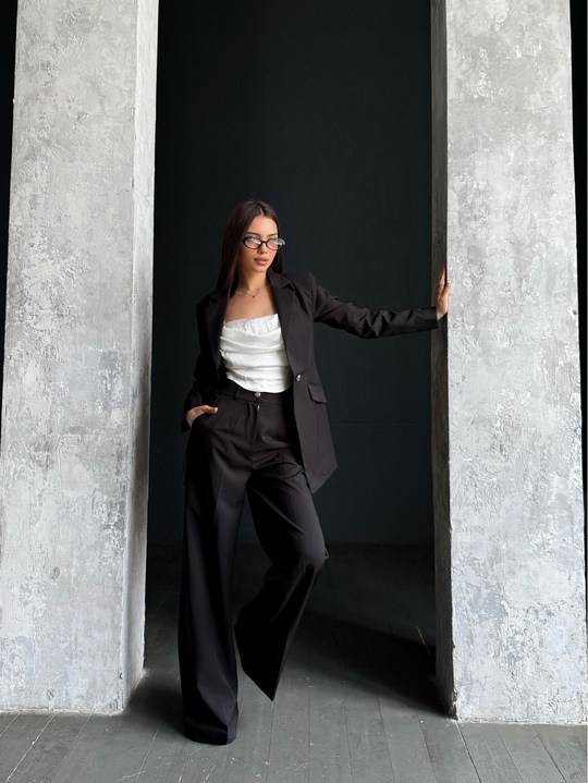 костюм женский с брюками палаццо,костюм с брюками палаццо,брюки палаццо,костюм с брюками,женский брючный костюм