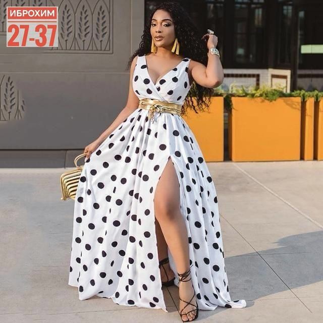 платье в горошек длинное,женское платье в горошек,женское длинное платье,платья в горошек,платье макси в горошек