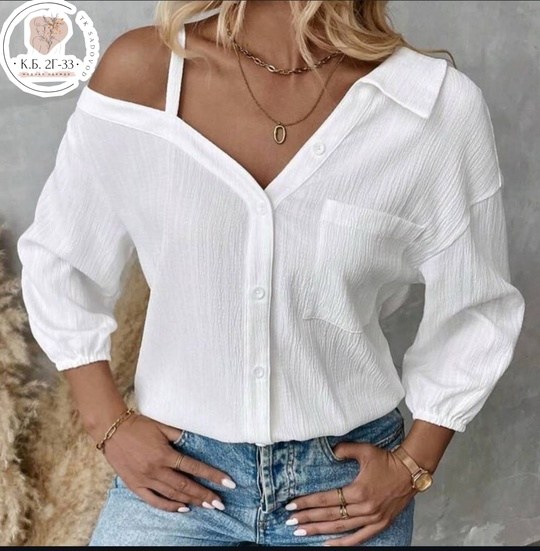 рубашка женская,рубашка с открытым плечом,рубашка женская белая,повседневная рубашка,белые блузки