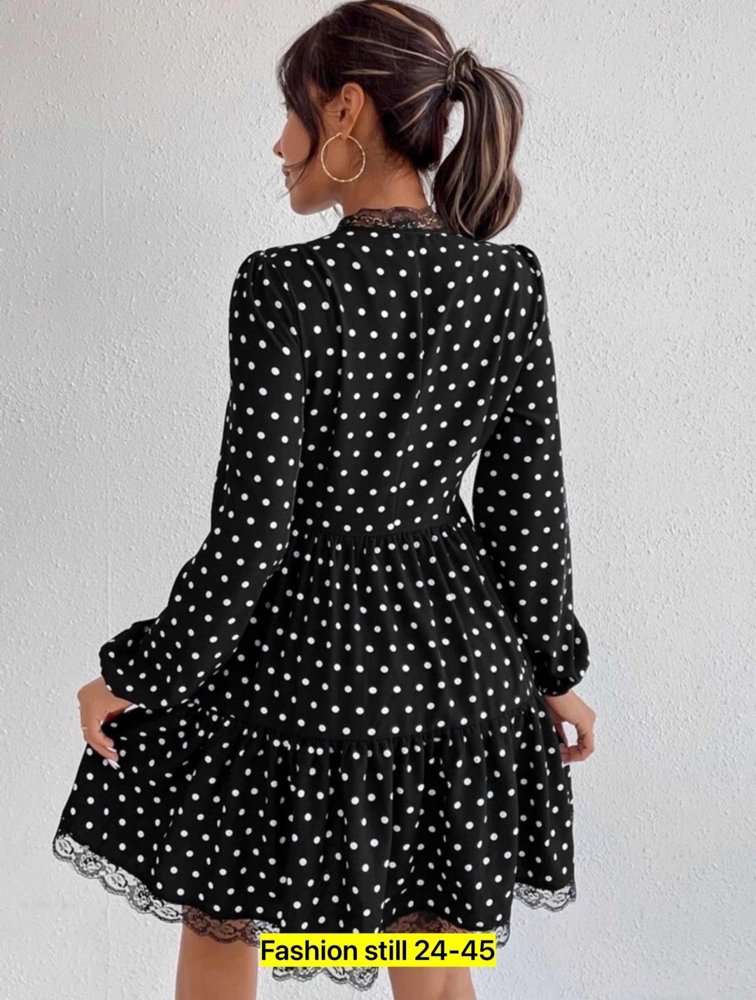 платье женское в горох,черное платье в горошек,платья в горошек,платья женские,платье горох