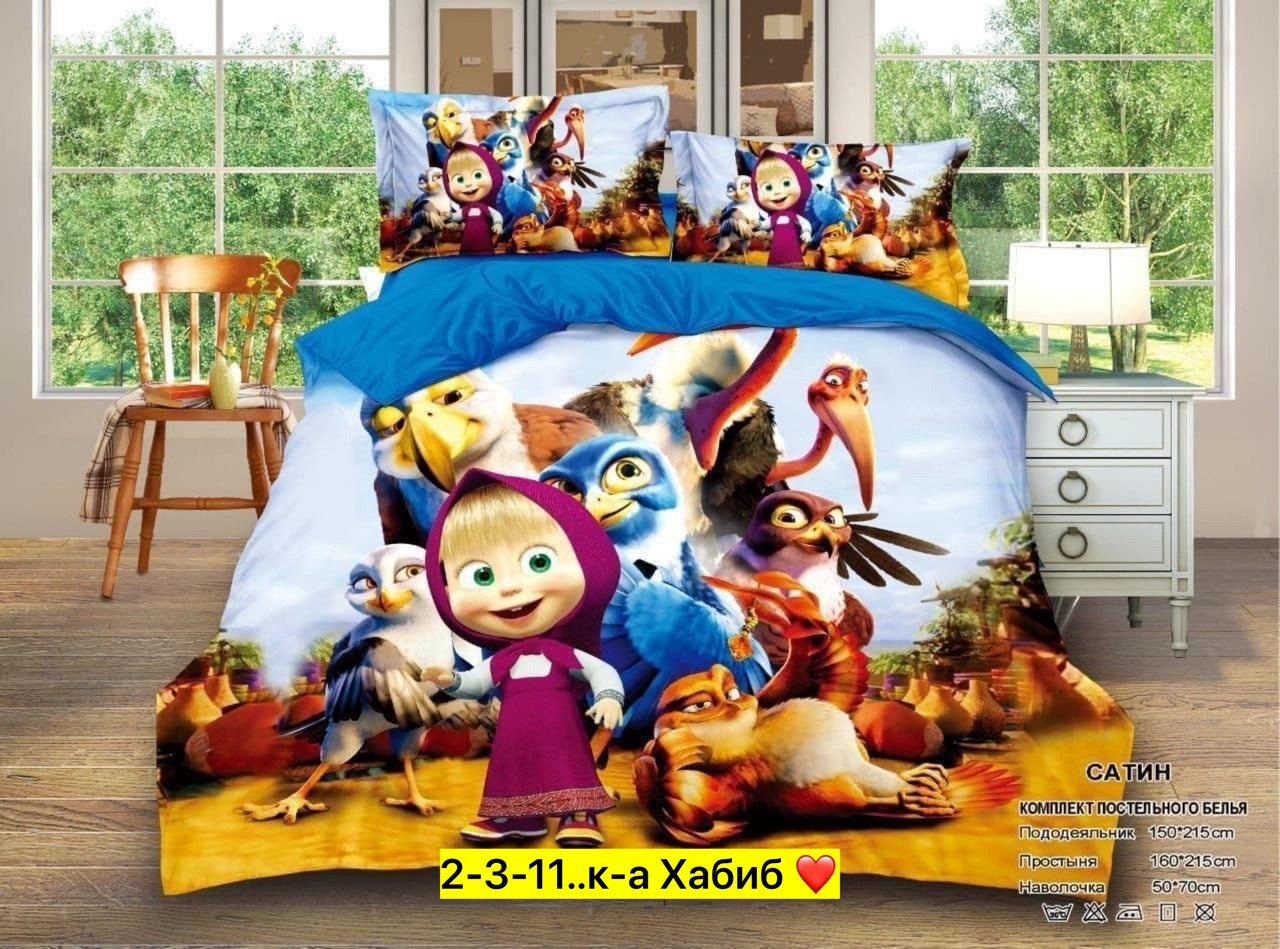 миньоны комплект постельного белья lorida,постельное белье миньоны,постельное белье комплект,florida сатин постельное детское,комплект детского постельного белья