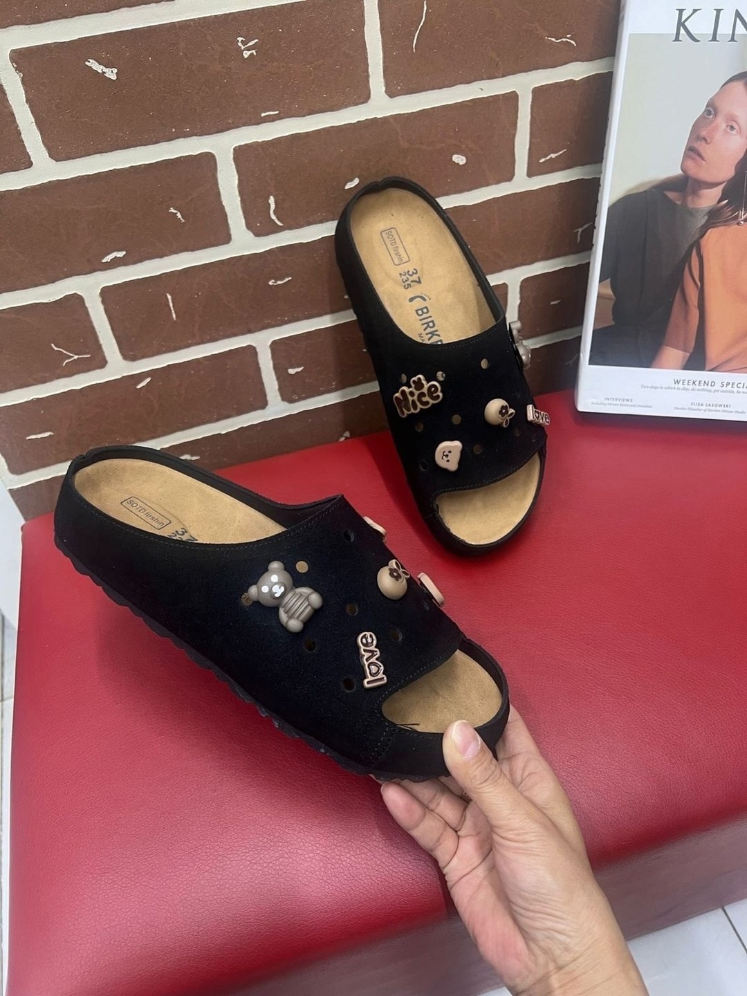 ,тапки модные,женская ,обуви,тапки с дырками