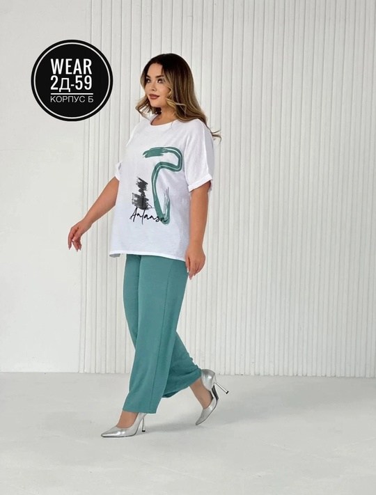 блуза свободного кроя,костюм женский,,костюм двойка женская, оптом