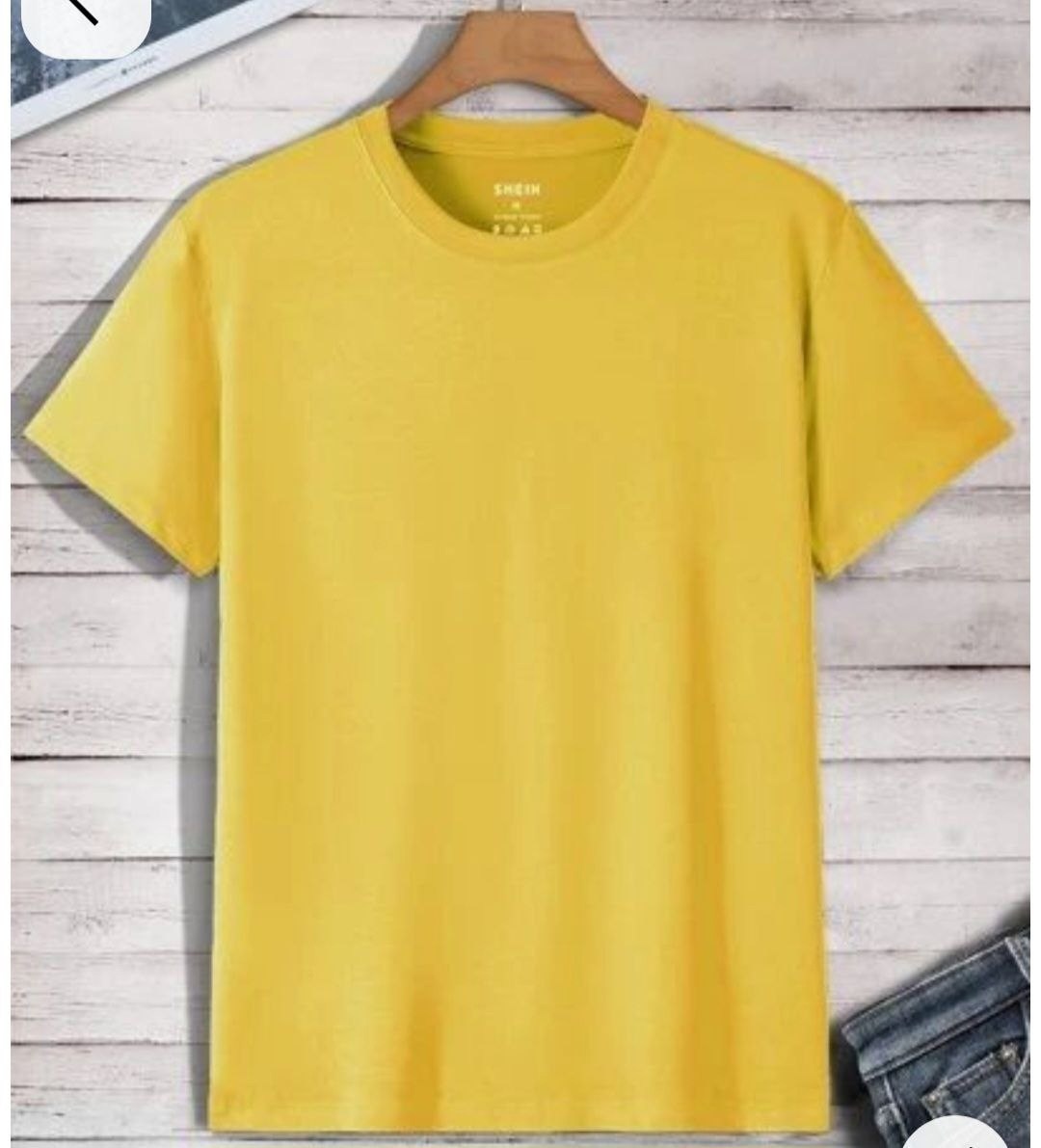 футболка желтая однотонная,футболка желтая,футболка однотонная,мужская футболка однотонная,мужской футболка