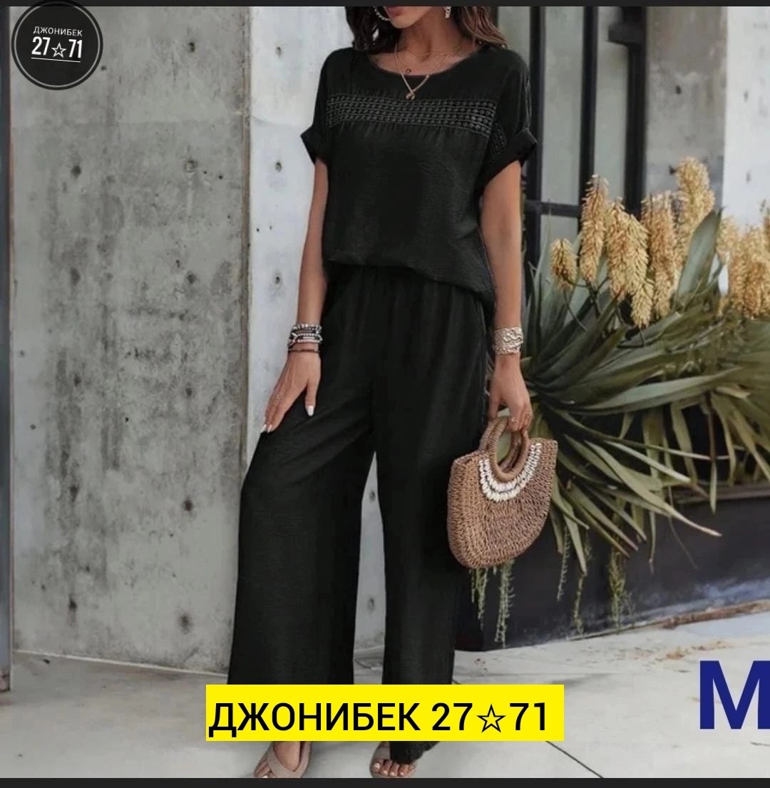 женские летние костюмы с брюками,костюм двойка с широкими брюками,костюм с брюками,костюм свободного кроя,летние костюмы
