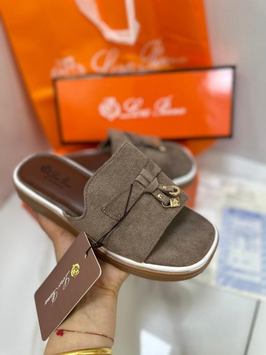 loro piana женская  мюли,,шлепки эрмес,шлепанцы гермес коричневые,шлепанцы женские